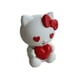 thumbnail image 1 of Figura gatita enamorada san valentín blanco, 1 of 2