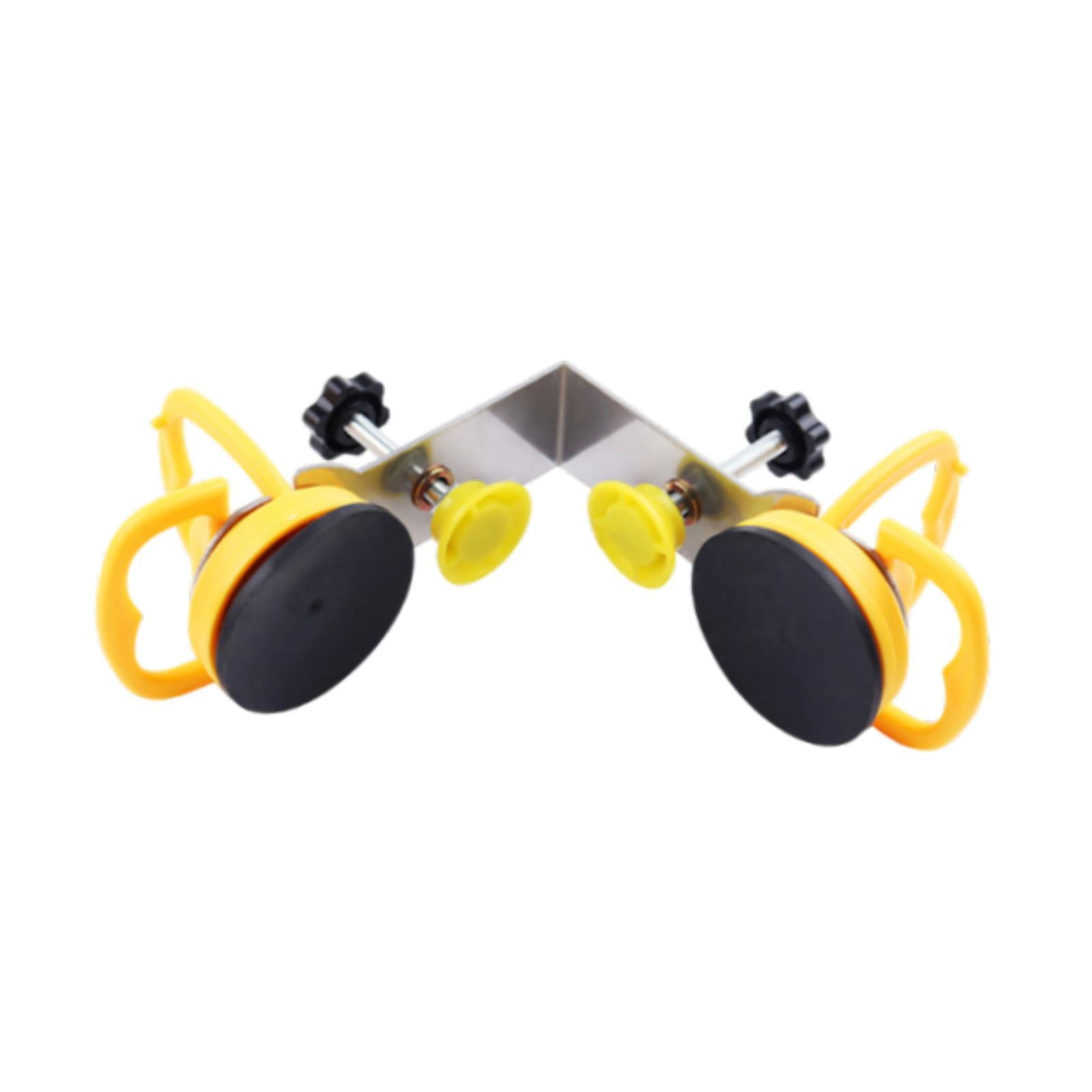 Magideal - Colocador De Costura De Ángulo Recto Para Piedra Y Mármol, Herramienta De Instalación De Colocador De Piedra Resistente, Colocador De Costura De Piedr Ventosa Doble