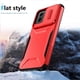 thumbnail image 2 of Funda Resistente para Motorola Moto G Play 5G 2024 con Tapa Deslizante y Protección Militar Rojo, 2 of 6