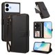 thumbnail image 2 of Funda con Billetera para [Samsung Galaxy S26 Edge] con Bolsillo Zipper y Tarjetero Negro, 2 of 6