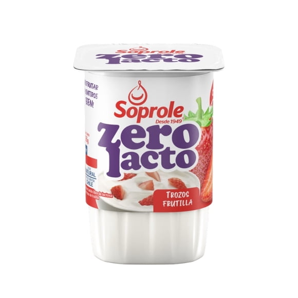 Yoghurt Sin lactosa Frutilla, 155 g