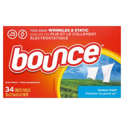 Suavizante Hojas Antiestáticas Caja 34 Un Bounce