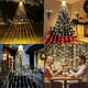 thumbnail image 2 of Luces Led Estrella Cortina Solar Exterior Navidad Guirnalda Blanca, 2 of 3
