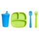 thumbnail image 1 of Set Comida 4 Piezas Azul - Verde Limon, 1 of 3
