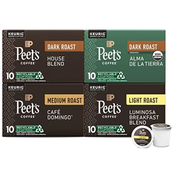 Cápsulas de café Peet's Coffee Keurig K-Cup 100% Arábica 40 unidades