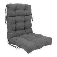 Cojín Para Silla Blazing Needles, Microgamuza, 56 X 114 Cm, Color Gris Acero