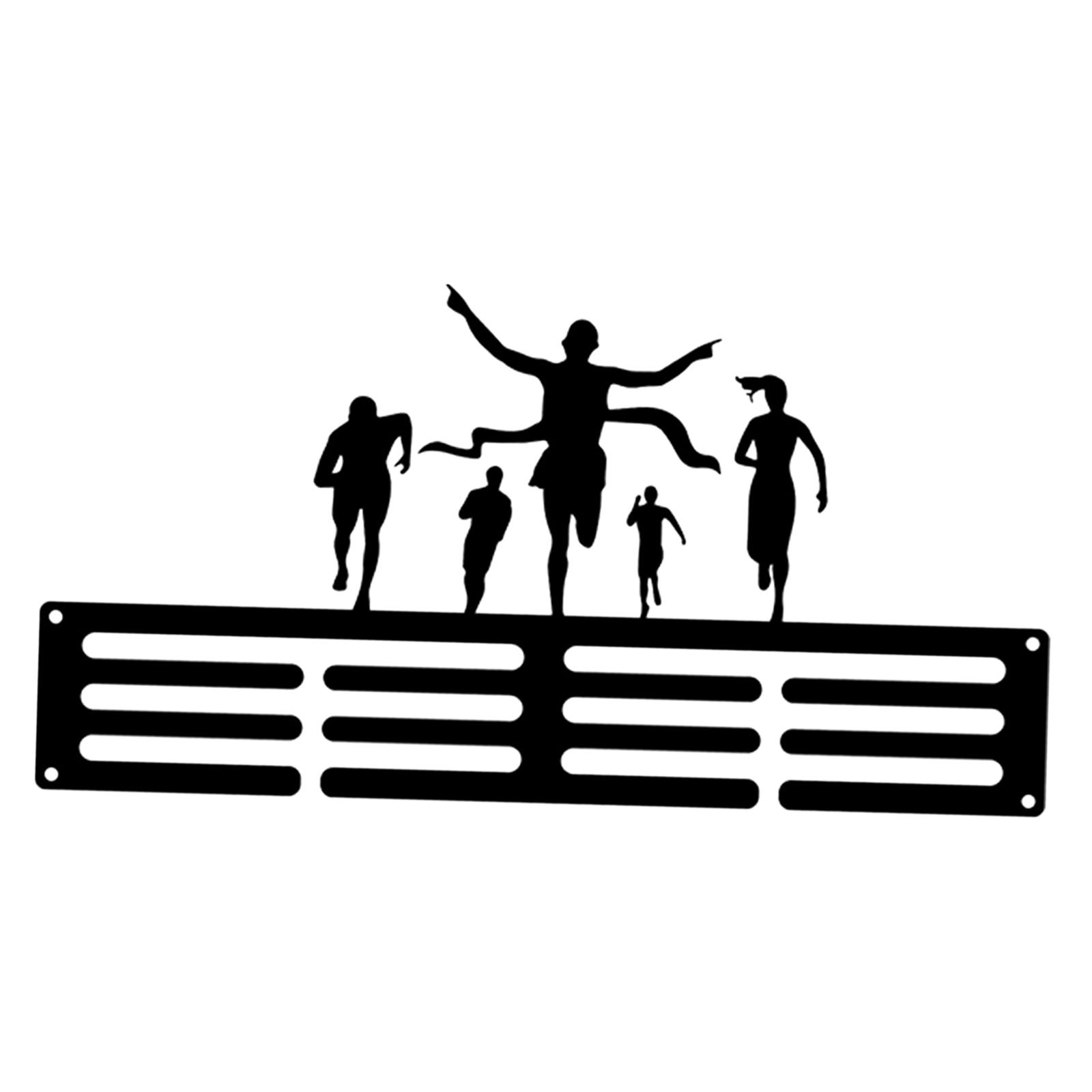 Bothyi - Colgador De Medallas Montado En La Pared, Estante De Exhibición Para Corredor De Carreras Deportivas, 11,8X3,7 Pulgadas, Estilo B