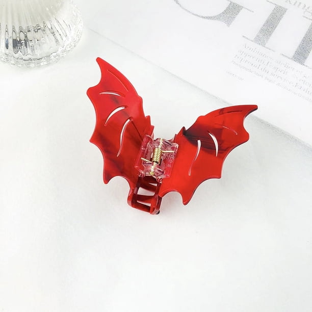 1pc Bat-Shaped Hair Claw for Women and Girls - Creative Hair Accessory for Side Braids and Costume Decoration