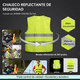 thumbnail image 2 of PACK 10 UNIIDADES -Chaleco Reflectante de Segurida Amarillo, 2 of 4