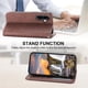 thumbnail image 5 of Funda Flip FOXDOCK para Samsung Galaxy A26 , Estilo Billetera con Diseño Rombo, Correa de Mano y Soporte, Uso Diario, 5 of 6