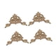 thumbnail image 4 of Apliques De Madera De 4 Piezas Talladas Aplicadas De Madera Para El Estilo De Decoración Del Armario Del Armario D, 4 of 5