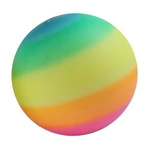 Magideal - Pelota Para Saltar Para Niños, Juguetes Coloridos Para Exteriores, Juego De Patio, Pelota De Ejercicio De 18 Pulgadas/50Cm De Diámetro, Pelota Inflabl Bola Redonda