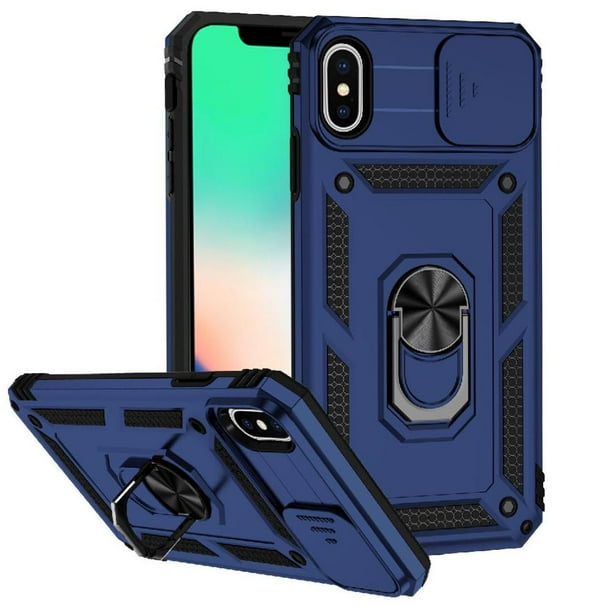 Estuche GANGXUN para iPhone Xs Max, soporte giratorio 360°, estilo mecánico y magnético