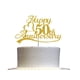 thumbnail image 1 of Cake Topper 50 º Aniversario Con Brillo Dorado 17 X 10 Cm, 1 of 9