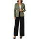 thumbnail image 2 of INSPIRE CHIC Chaqueta de Trabajo para Mujer de Imitación de Ante con Solapa, Mangas Largas, Talla M, Verde Militar, 2 of 6
