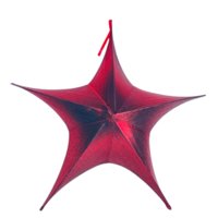 Corel - Estrella De Genero De Metal Roja 80Cm