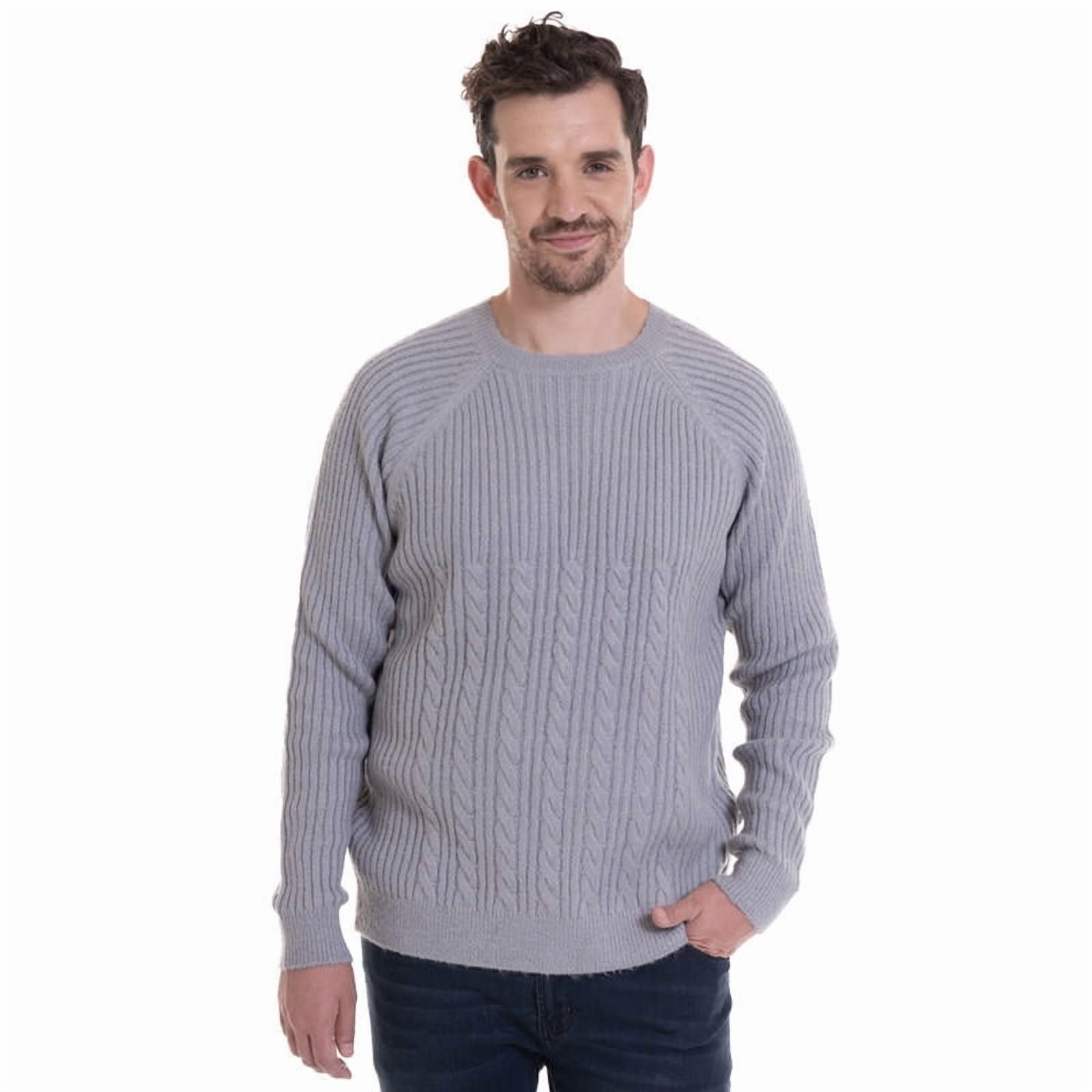 Truval - Sweater Cuello Redondo Textura Melange Medio