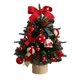 thumbnail image 3 of Mini árbol De Navidad Artificial De Mesa Con Luces Para Jardín, Granja, Bar, Blanco Y Rojo, 3 of 5