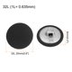 thumbnail image 2 of Uxcell 10pcs 32L Botón Cubierto de Tela de 20mm con Vástago Metálico Redondo para Trajes, Vestidos, Blusas, Negro, 2 of 5