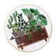 thumbnail image 5 of Kit de bordado estampado con patrones de punto de cruz Artesanía - Pot Plant EC004, 5 of 5