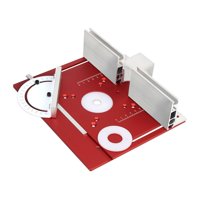 Magideal - Placa De Inserción De Mesa Enrutador, Mesa De Grabado, Fresado De Madera, Tablero Abatible Para Máquina De Corte, Enrutador, Herramienta De Carpinterí Rojo