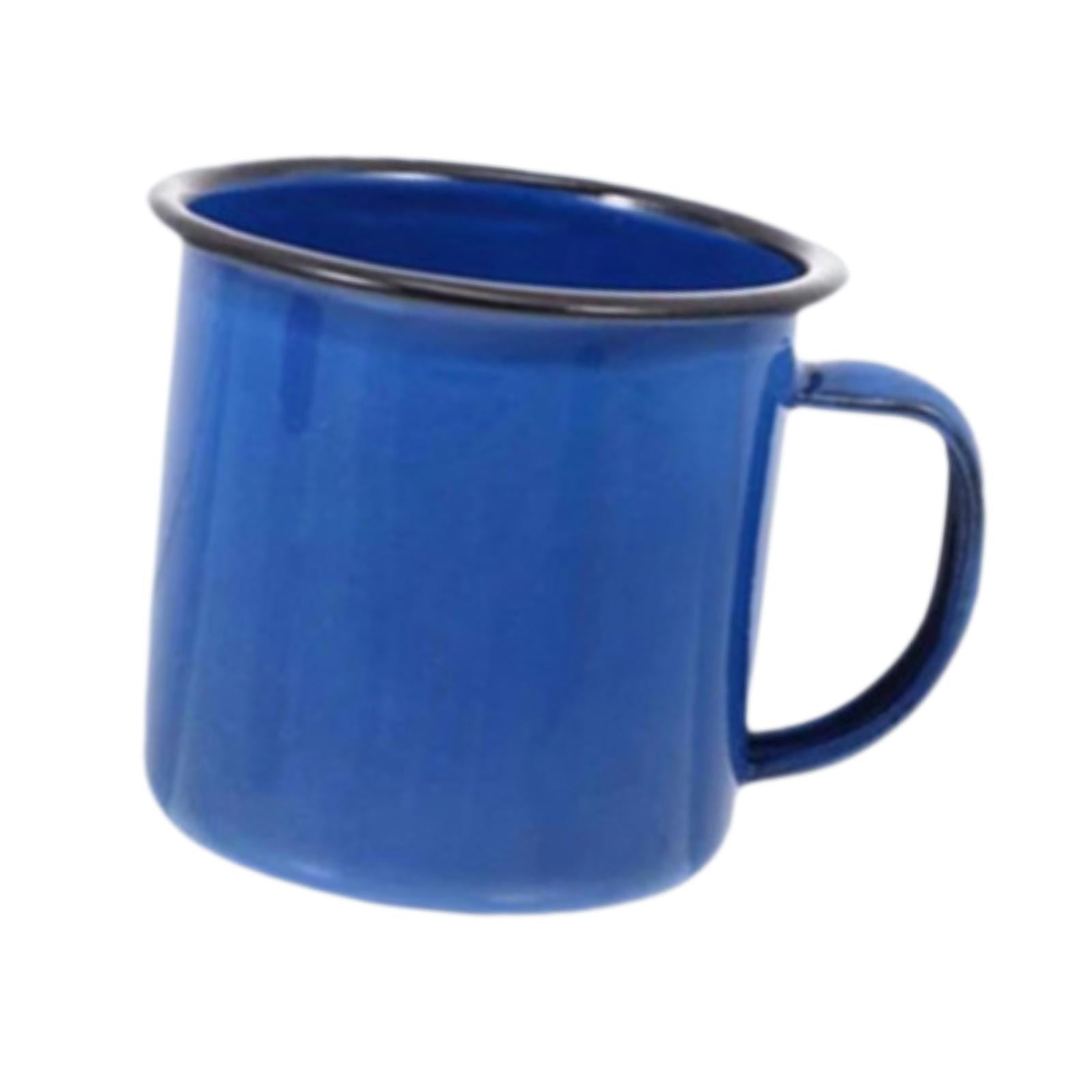 Magideal - Taza De Café Esmaltada, Taza De Leche, Regalos De Cumpleaños Novedosos, Taza De Té Resistente Y Fácil De Limpiar, Vajilla Para El Hogar, Cocina, Dormi Azul