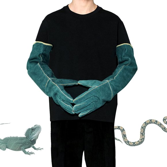 Guantes de Manipulación de Animales Tylulikaty 58 cm Resistentes a Mordeduras