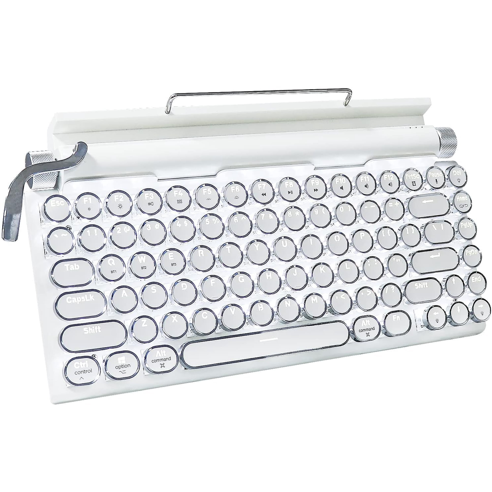 Teclado Inalámbrico Adventurers Retro Typewriter 75% 83 Teclas