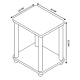thumbnail image 2 of Mesa De Centro Minimalista Madera Sala De Estar Auxilia #6, 2 of 3