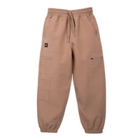Pillin - Pantalón Niño Jogger Cargo Elasticado Café