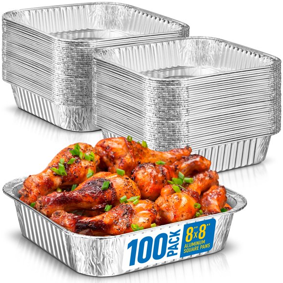 Bandeja desechable de aluminio 20 cm – Pack de 100 unidades – Plastible