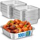 thumbnail image 1 of Bandeja desechable de aluminio 20 cm – Pack de 100 unidades – Plastible, 1 of 7