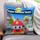 thumbnail image 1 of Súper Bombero Rescate Fundas de almohada de terciopelo con tema, regalos de funda de almohada, decoración para el hogar, cojín de lanzar, regalo de cumpleaños para fans y parejas.30*30cm., 1 of 6