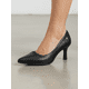 thumbnail image 1 of Zapato Taco Alto Delgado Extra Acolchado Negro, 1 of 3