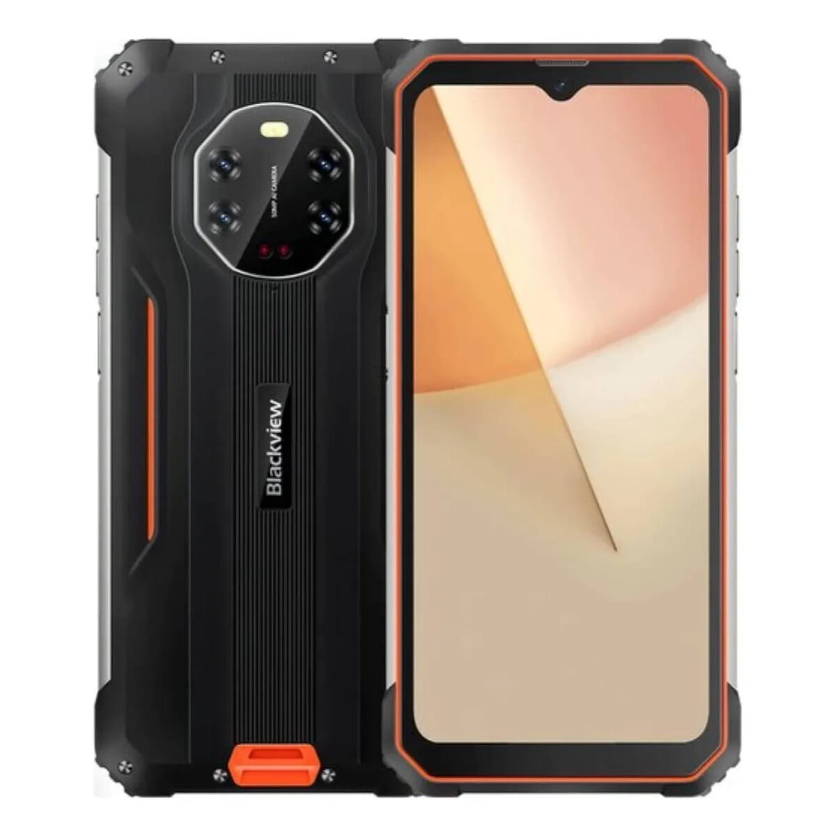 Smartphone Blackview Bl8800 Pro 5g 8gb 128gb Naranja Dual Sim