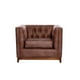 thumbnail image 1 of Sofa Roma 1C Cuero Colorado Caramelo, 1 of 4
