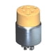 thumbnail image 1 of Enchufe eléctrico Leviton 515CA 15A 125V blindado amarillo, 1 of 1