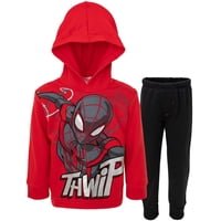 Conjunto De Buzo Y Pantalón De Polar De Spider-Man Para Niños Marvel Rojo Talle 5