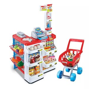 Otuti - Tienda Supermercado Con Carrito Y Accesorios Luces Y Sonidos