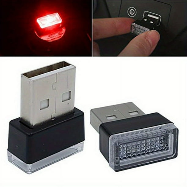 Portable Car Led Atmosphere Light USB Wiring-free Small Light Car Interior Decoration Light Atmosphere Light Lighting Reading Light Home Bedroom Night Light