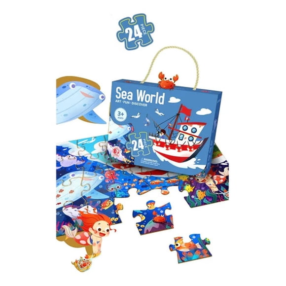 Puzzle Jumbo Niño 24pcs - Sea World
