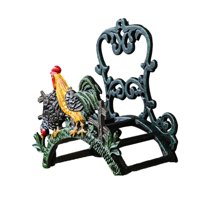 Magideal - Soporte Para Manguera De Jardín, Carrete Para Manguera, Decoración Para Almacenamiento En El Jardín, Colgante De Pared Pintado, Artesanía De Hierro Re 22 Cm X 11 Cm X 215 Cm