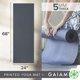 thumbnail image 3 of Esterilla de Yoga Gaiam Premium Color Sólido Antideslizante Gris Folkstone 5mm, 3 of 6