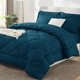 thumbnail image 1 of Juego de ropa de cama CozyLux Queen 7 piezas Lyons Blue, 1 of 9
