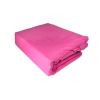 Zahr - Juego De Sábanas Marina Lisa Colores 2.5 Plaza Rosado