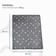 thumbnail image 4 of Saco con Broche Ultra Soft Corazones 80x110cm Gris Bebesit, 4 of 4