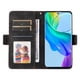 thumbnail image 5 of Carcasa FOXDOCK Vivo Y78 5G de cuero PU, diseño acolchado clásico, protección contra caídas y rayones, 5 of 5