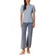 thumbnail image 2 of INSPIRE CHIC Camisa a Cuadros de Regreso a Clases para Mujer con Cuello Peter Pan, Manga Corta Abullonada, Botones Abajo, Blusa de Gingham, Azul Lago S, 2 of 6