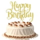 thumbnail image 1 of Decoración para tartas de cartón dorado con purpurina para cumpleaños de FMiyuneea, 1 of 7