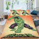 thumbnail image 2 of Hulk Conjunto de sábanas temático, trío de piezas, cómodo y amigable con la piel, diseño único, regalo de decoración para el hogar para familiares, amigos y fans, 90 cm * 190 cm, 2 of 6